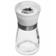 Moedor de Tempero 170ml de Vidro Com Tampa Branca